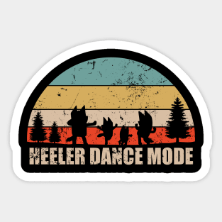 Heeler Dance Mode Sticker